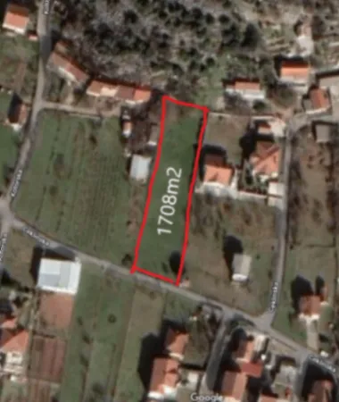 Prodaja, plac, 1708m², Tološi, Podgorica