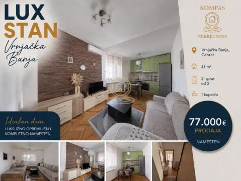 Prodaja, dvosoban stan, 41m², Centar, Vrnjačka Banja - image 1