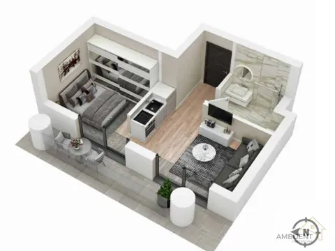 Sale, two bedroom apartment, 35m², Centar Sve Podlokacije, Beograd