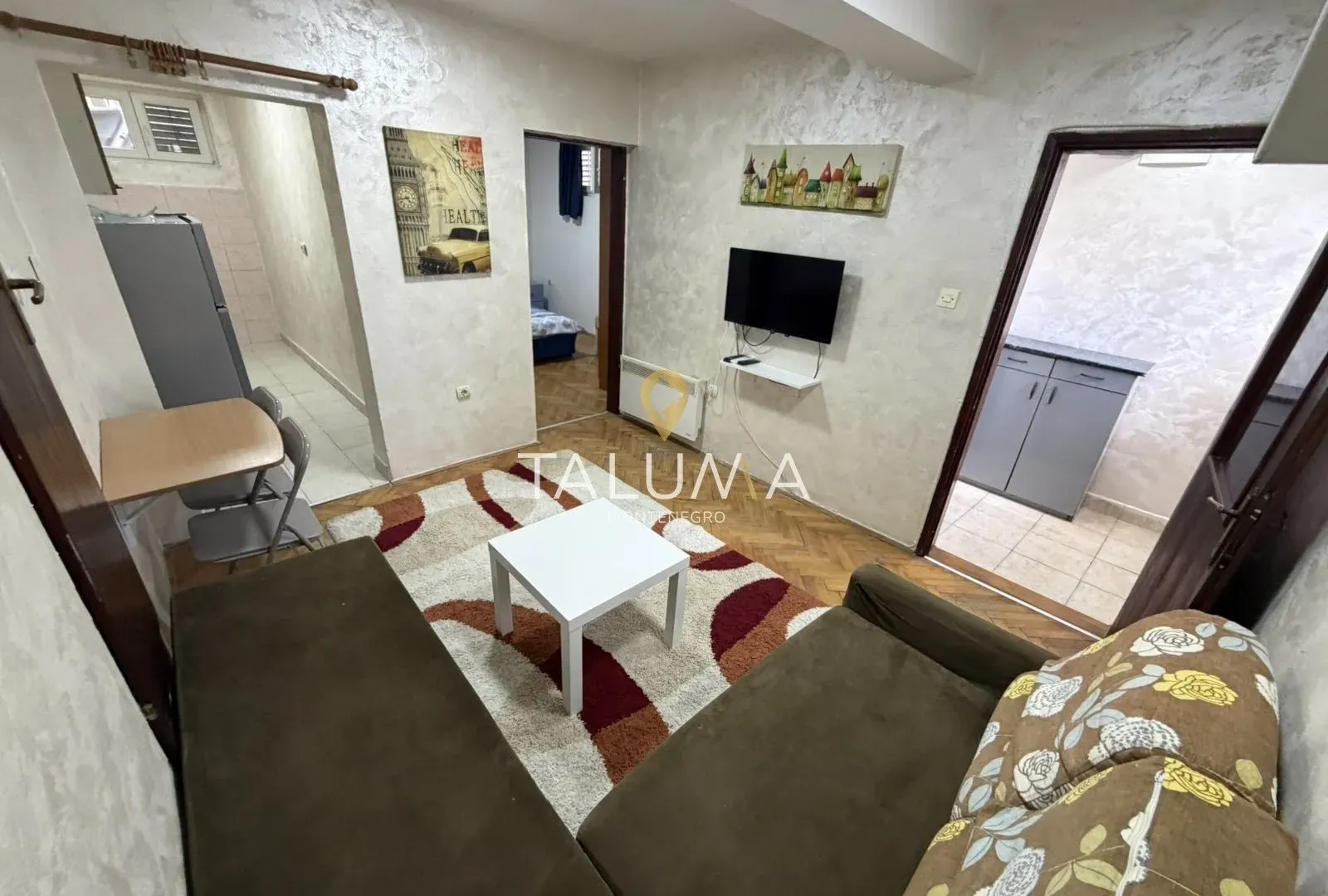 Rent, one bedroom apartment, 40m², Tološi, Podgorica