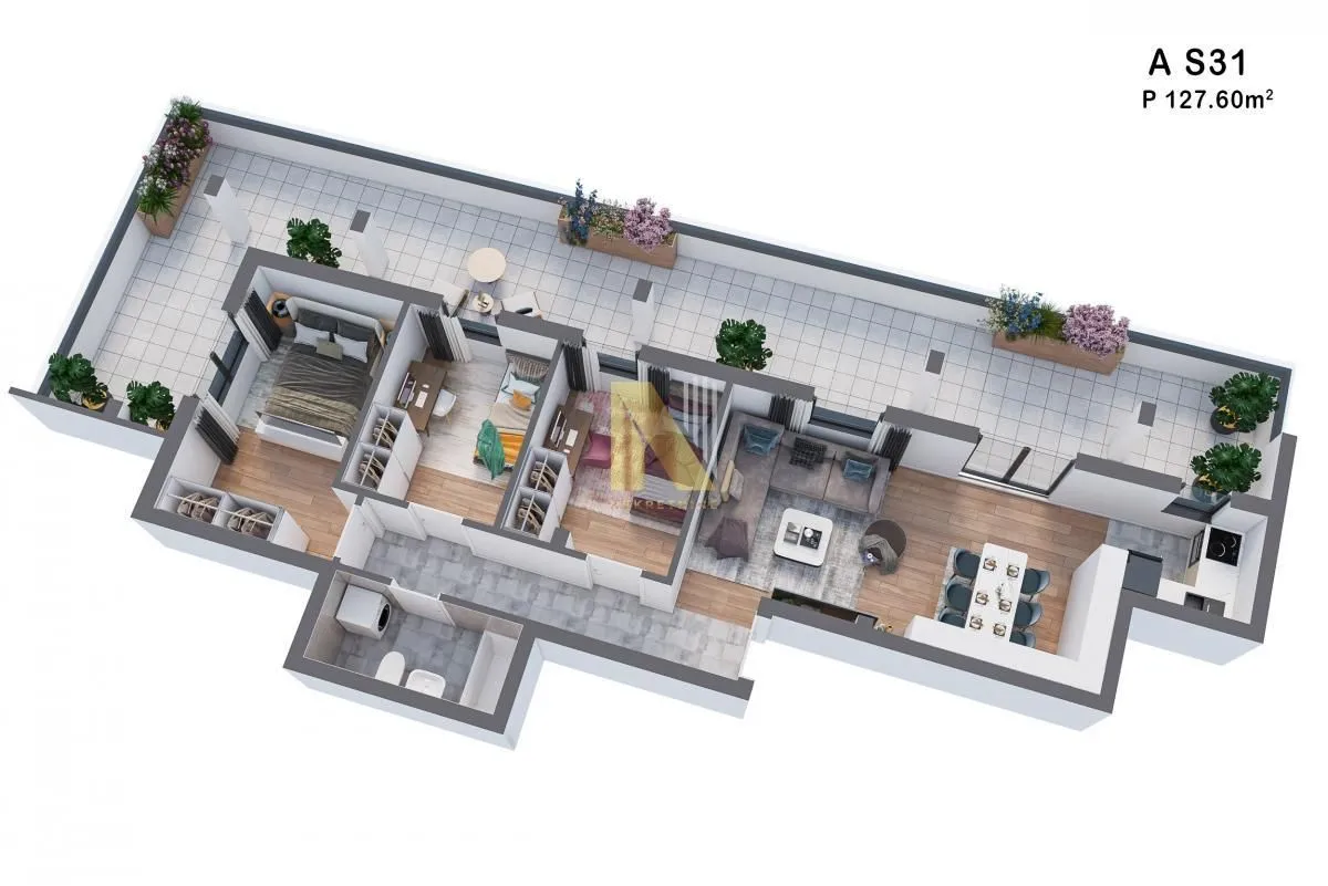 Prodaja, trosoban stan, 128m², Telep, Novi Sad Sve Podlokacije