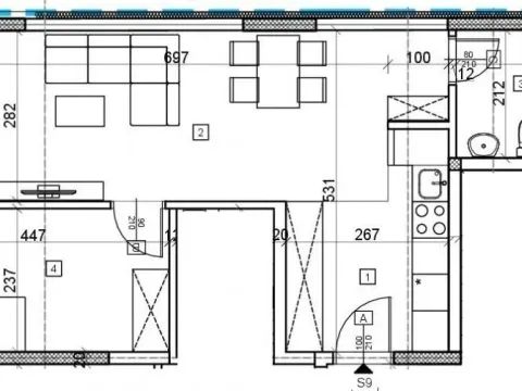 Sale, one bedroom apartment, 48m², Cvetkova Pijaca, Zvezdara Sve Podlokacije - image 2
