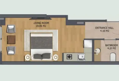 Prodaja, garsonjera, 31m², Bar, Crna Gora - image 2