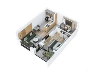 Prodaja, jednosoban stan, 48m², Šušanj, Bar - image 2