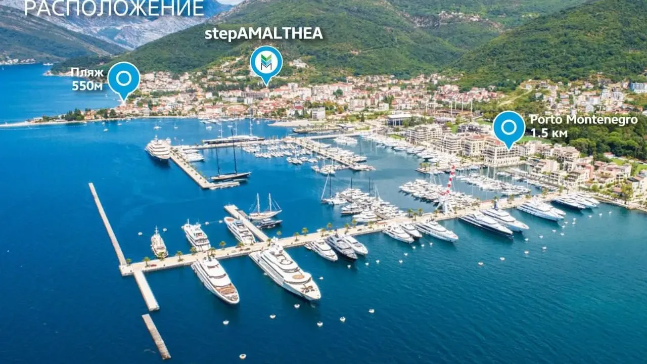 Sale, studio apartment, 28m², Centar, Tivat