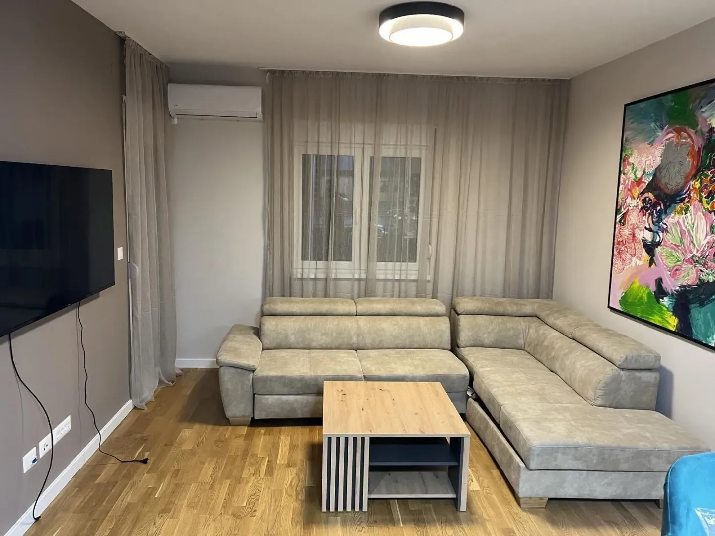 Izdavanje, jednosoban stan, 50m², Zabjelo, Podgorica