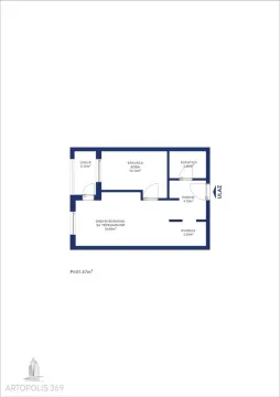 Sale, two bedroom apartment, 42m², Ledine, Beograd - image 7