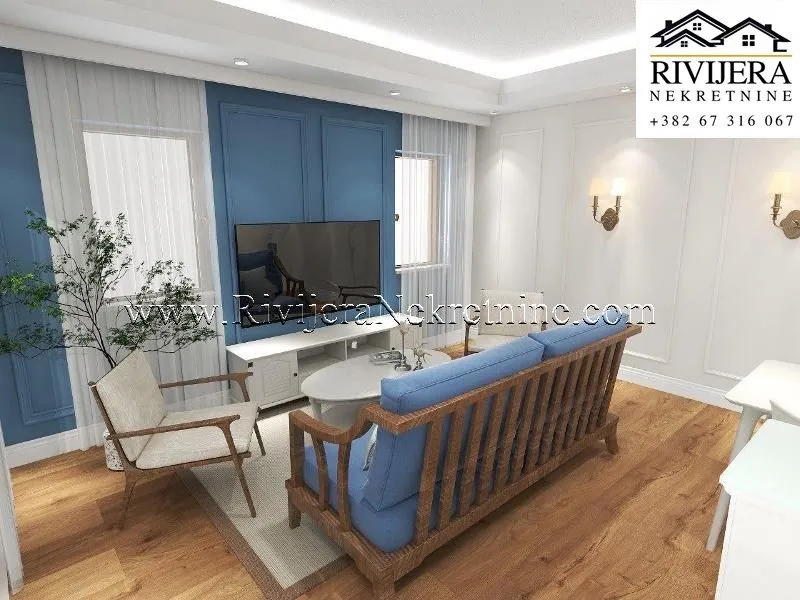 Sale, one bedroom apartment, 54m², Risan, Kotor