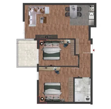 Sale, two bedroom apartment, 66m², Centar, Ulcinj - image 9