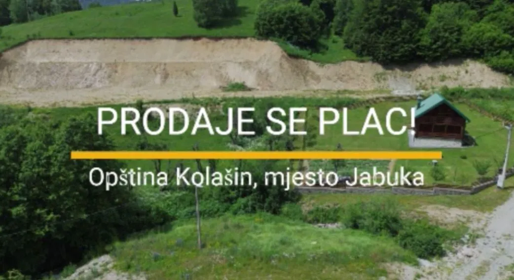 Prodaja, plac, 405m², Jabuka, Kolašin