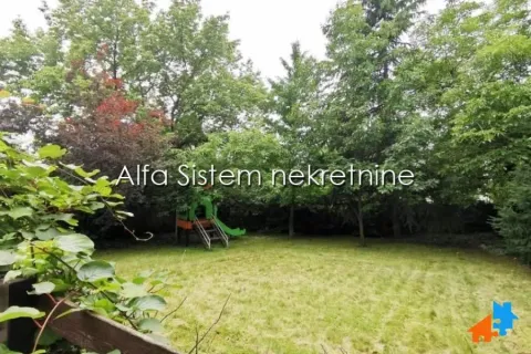 Green yard with lawn and trees. - image 17