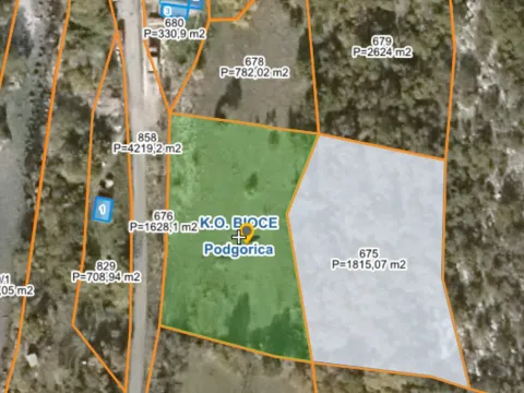 Prodaja, plac, 3443m², Bioče, Podgorica - image 1