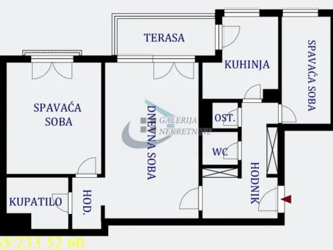 Prodaja, dvosoban stan, 58m², Botanička Bašta, Palilula Sve Podlokacije - image 5