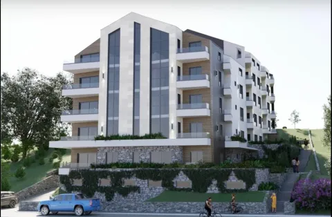 Spoljašnji izgled moderne višespratne stambene zgrade sa terasama. - image 5