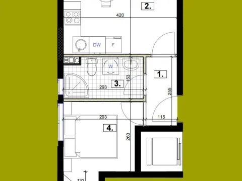Prodaja, jednosoban stan, 36m², Zabjelo, Podgorica - image 4