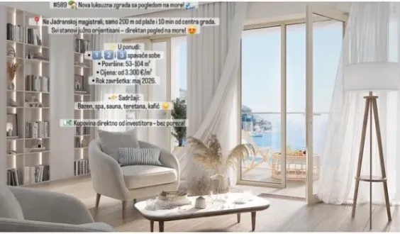 Sale, one bedroom apartment, 53m², Bečići, Budva