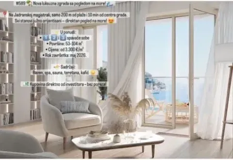 Sale, one bedroom apartment, 53m², Bečići, Budva
