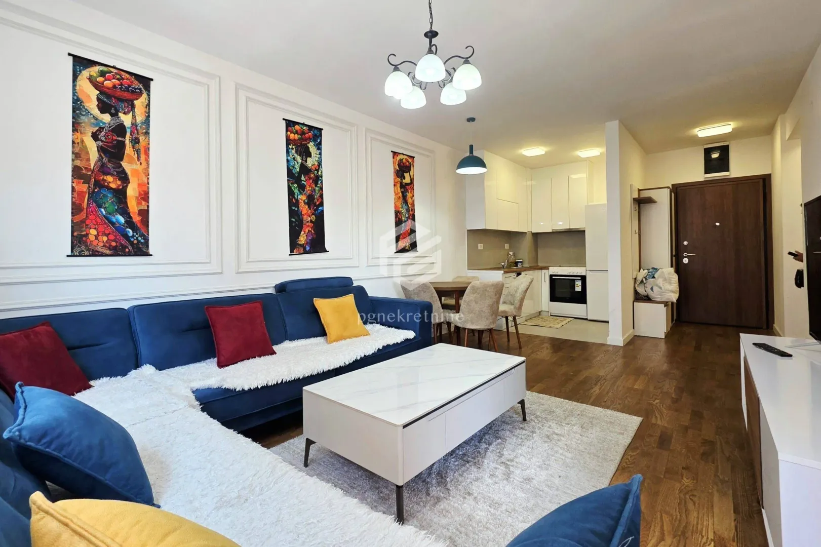 Rent, one bedroom apartment, 46m², Stari Aerodrom, Podgorica