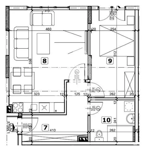 Prodaja, dvosoban stan, 53m², Pančevo, Srbija