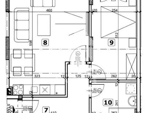 Sale, two bedroom apartment, 53m², Pančevo, Srbija - image 7