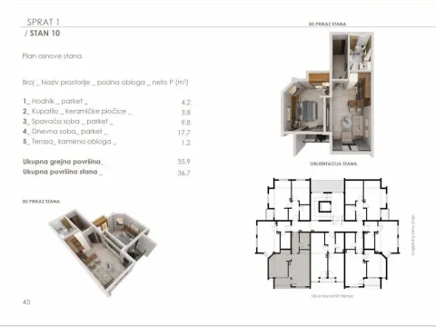 Sale, one bedroom apartment, 37m², Centar, Žabljak - image 3
