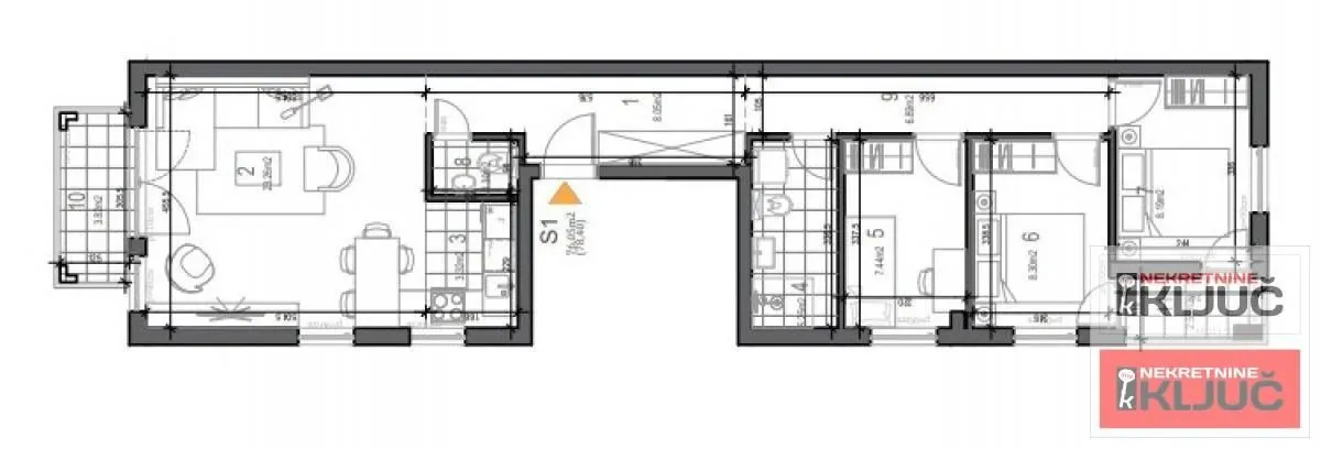 Prodaja, trosoban stan, 84m², Veternička rampa, Novi Sad Sve Podlokacije
