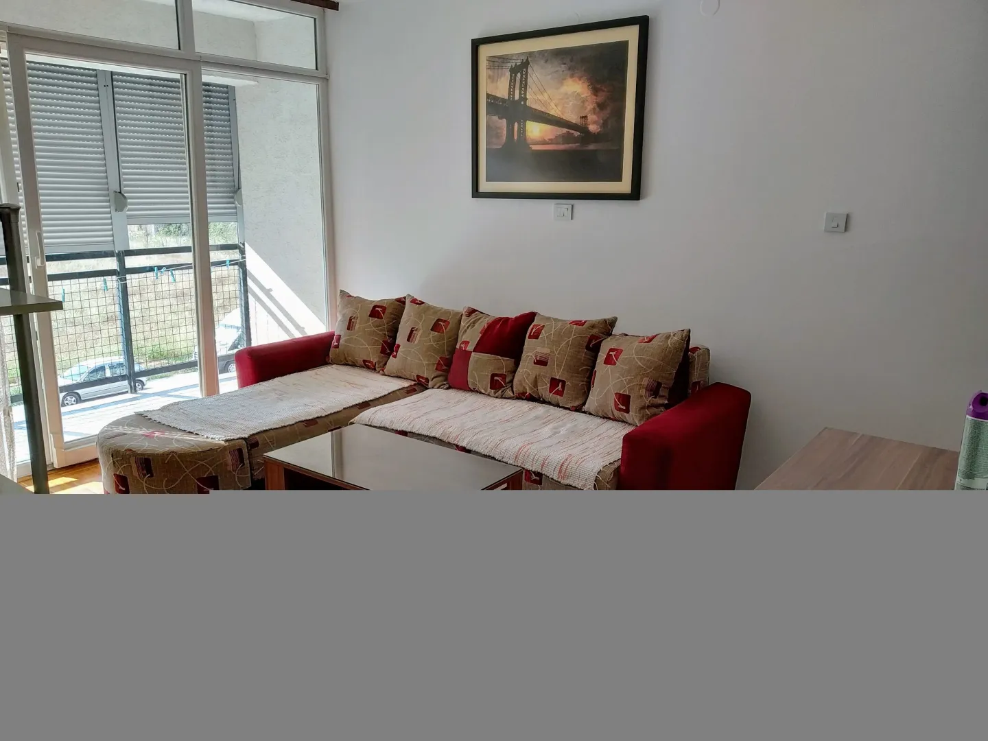 Rent, one bedroom apartment, 40m², 1 maj, Podgorica