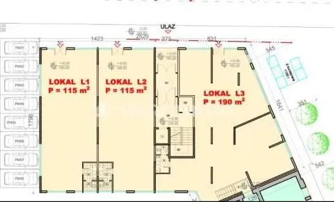 Poslovni prostor in Palilula