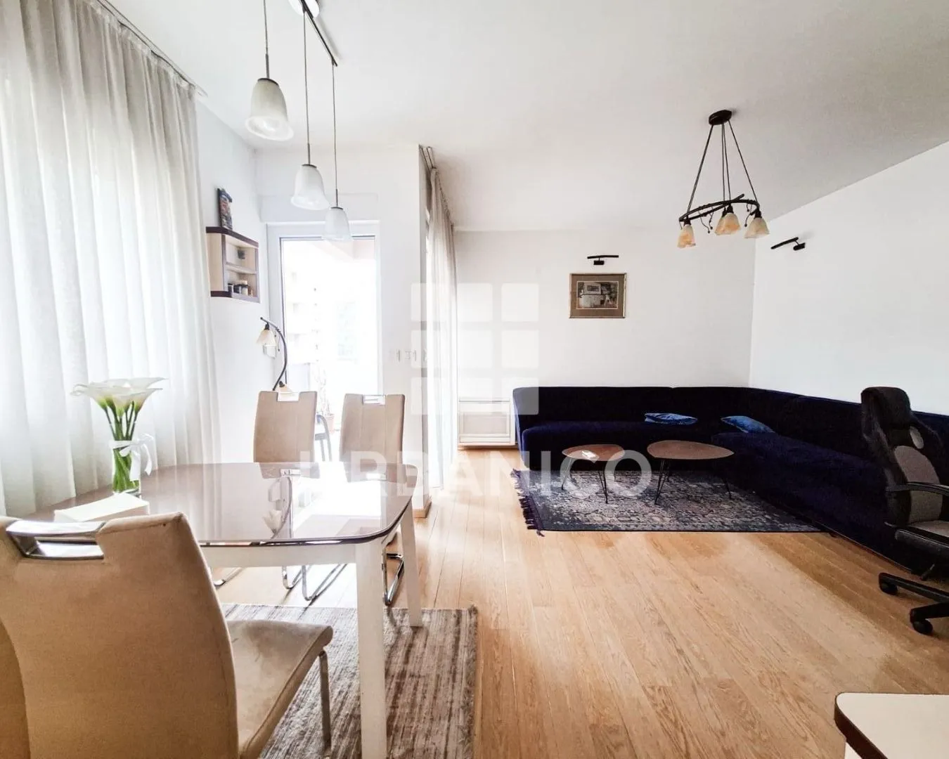 Rent, two bedroom apartment, 72m², City Kvart, Podgorica