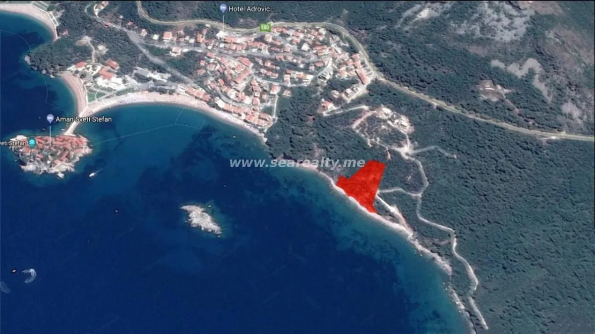 Prodaja, plac, 5900m², Sveti Stefan, Budva