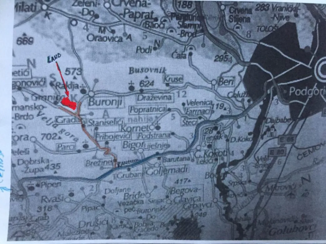 Prodaja, plac, 44247m², Podgorica, Crna Gora