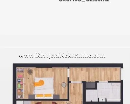 Sale, one bedroom apartment, 53m², Kava, Tivat - image 8