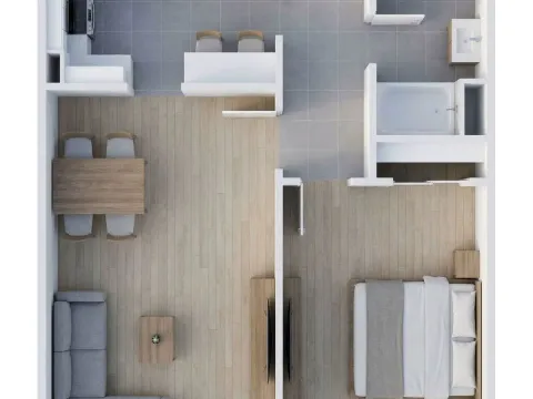 Sale, one bedroom apartment, 48m², Kavač, Kotor - image 5