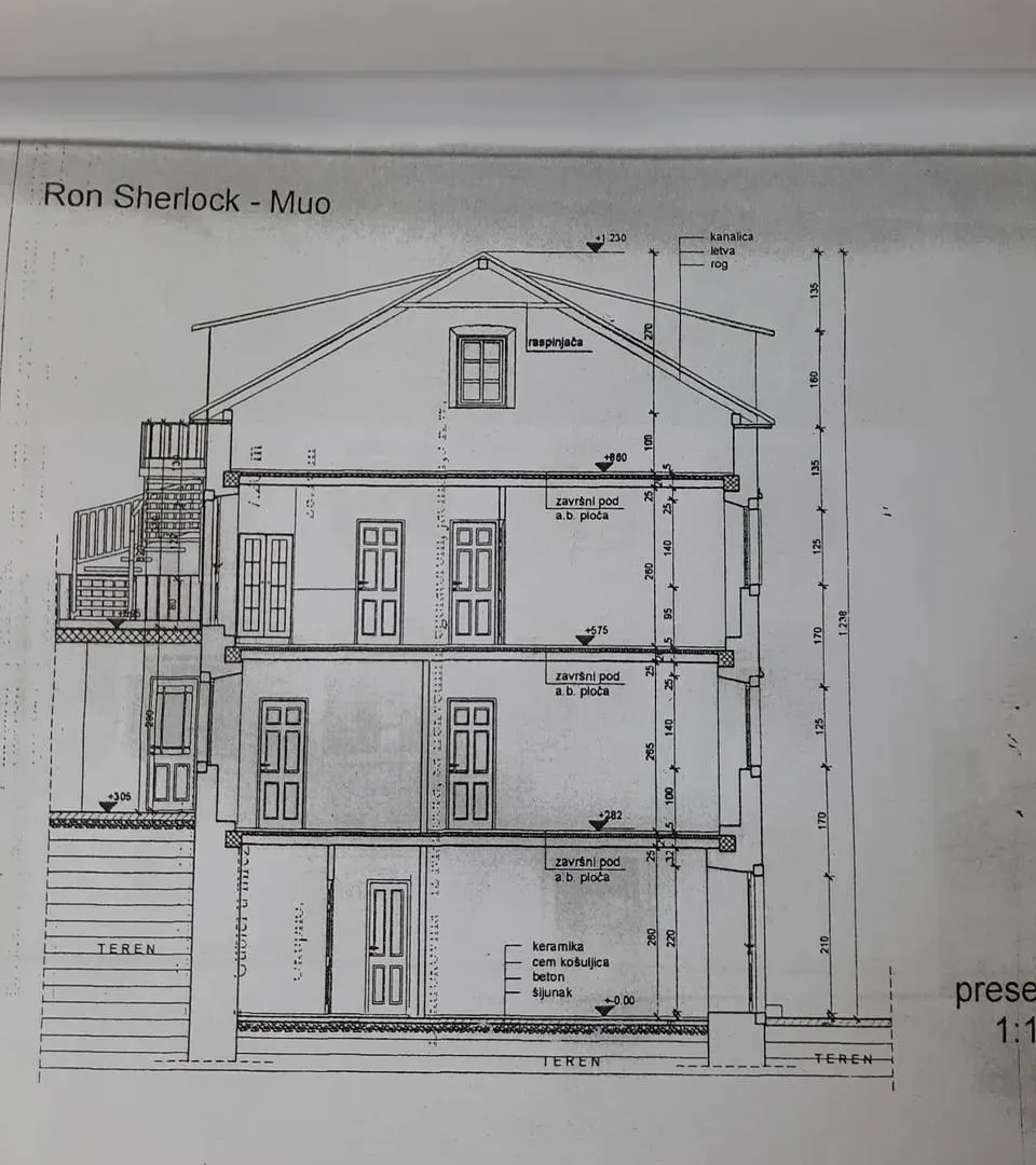 Sale, house, 340m², Muo, Kotor