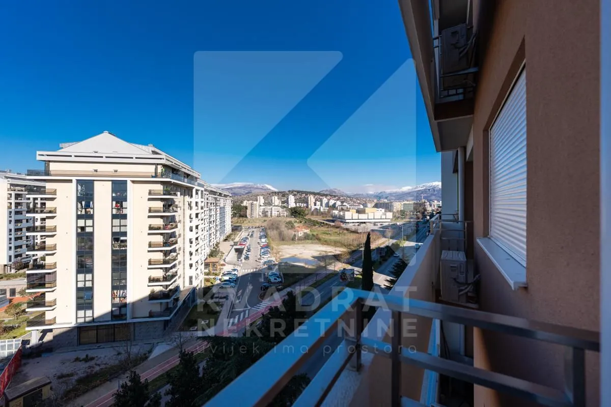 Rent, one bedroom apartment, 47m², Central Point, Podgorica