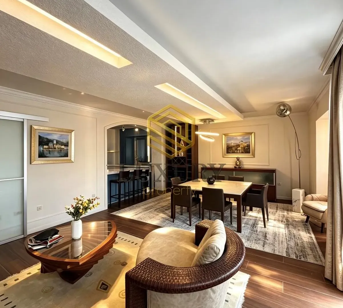 Rent, three bedroom apartment, 215m², Centar, Podgorica