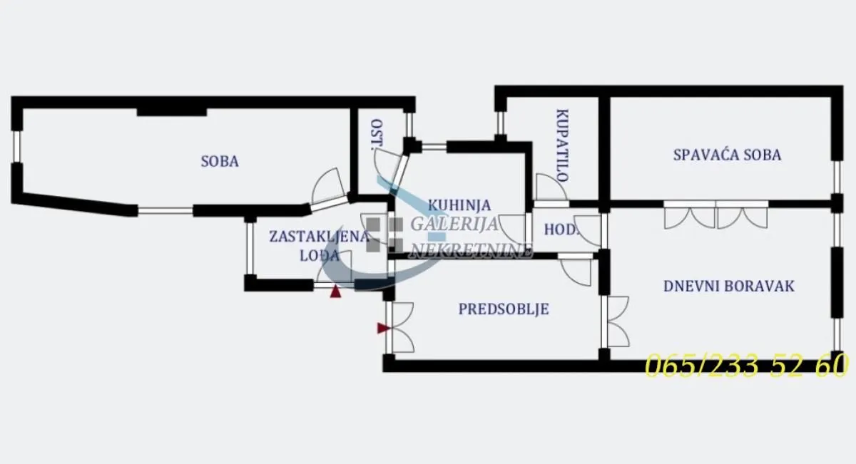Prodaja, trosoban stan, 77m², Stari Grad, Beograd