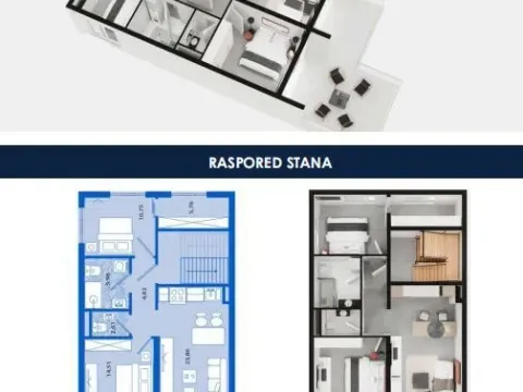 Prodaja, dvosoban stan, 94m², Tivat, Crna Gora - image 11