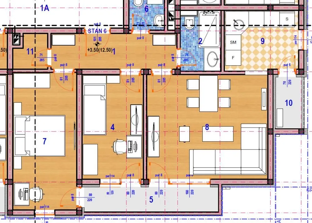 Prodaja, dvosoban stan, 69m², Donja Vrežina, Niš