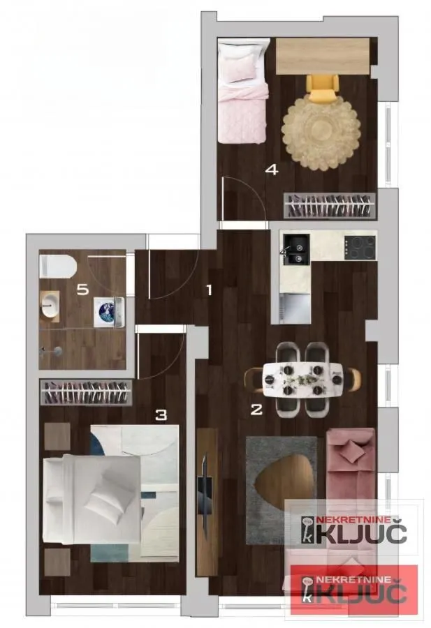 Prodaja, dvosoban stan, 49m², Adice, Novi Sad Sve Podlokacije