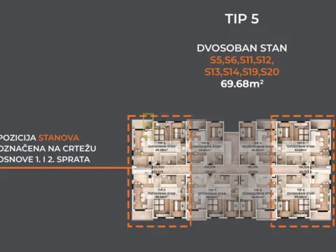 Prodaja, dvosoban stan, 70m², Donja Gorica, Podgorica - image 8