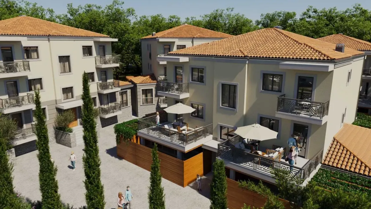 Sale, two bedroom apartment, 50m², Lastva Grbaljska, Kotor