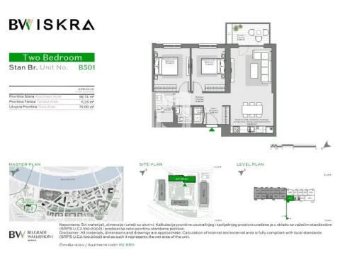 Prodaja, trosoban stan, 77m², Savski Venac, Beograd - image 4