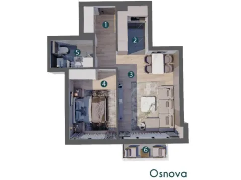 Prodaja, dvosoban stan, 52m², Altina, Beograd - image 2