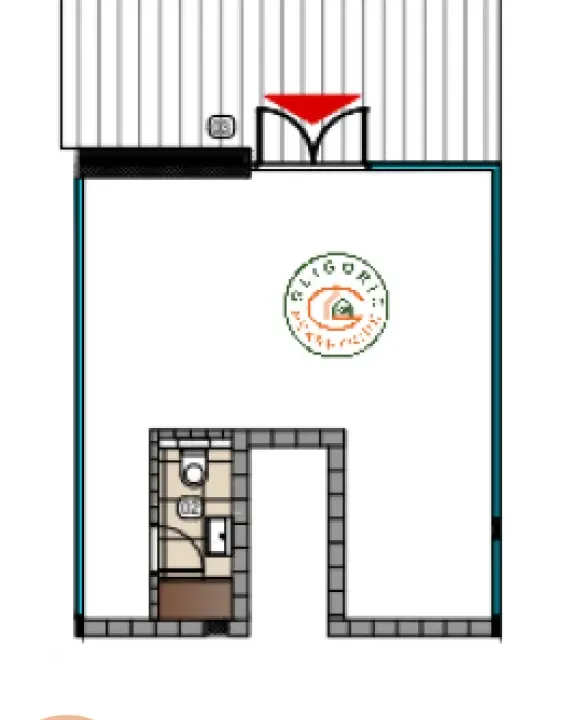 Sale, office space, 57m², Tošin bunar, Novi Beograd Sve Podlokacije