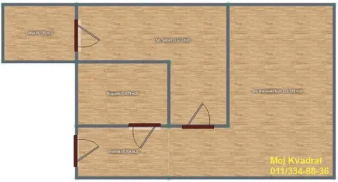 Prodaja, dvosoban stan, 41m², Lekino Brdo, Voždovac Sve Podlokacije - image 14