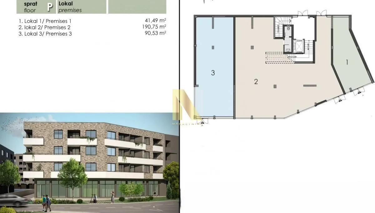 Sale, office space, 323m², Telep, Novi Sad Sve Podlokacije