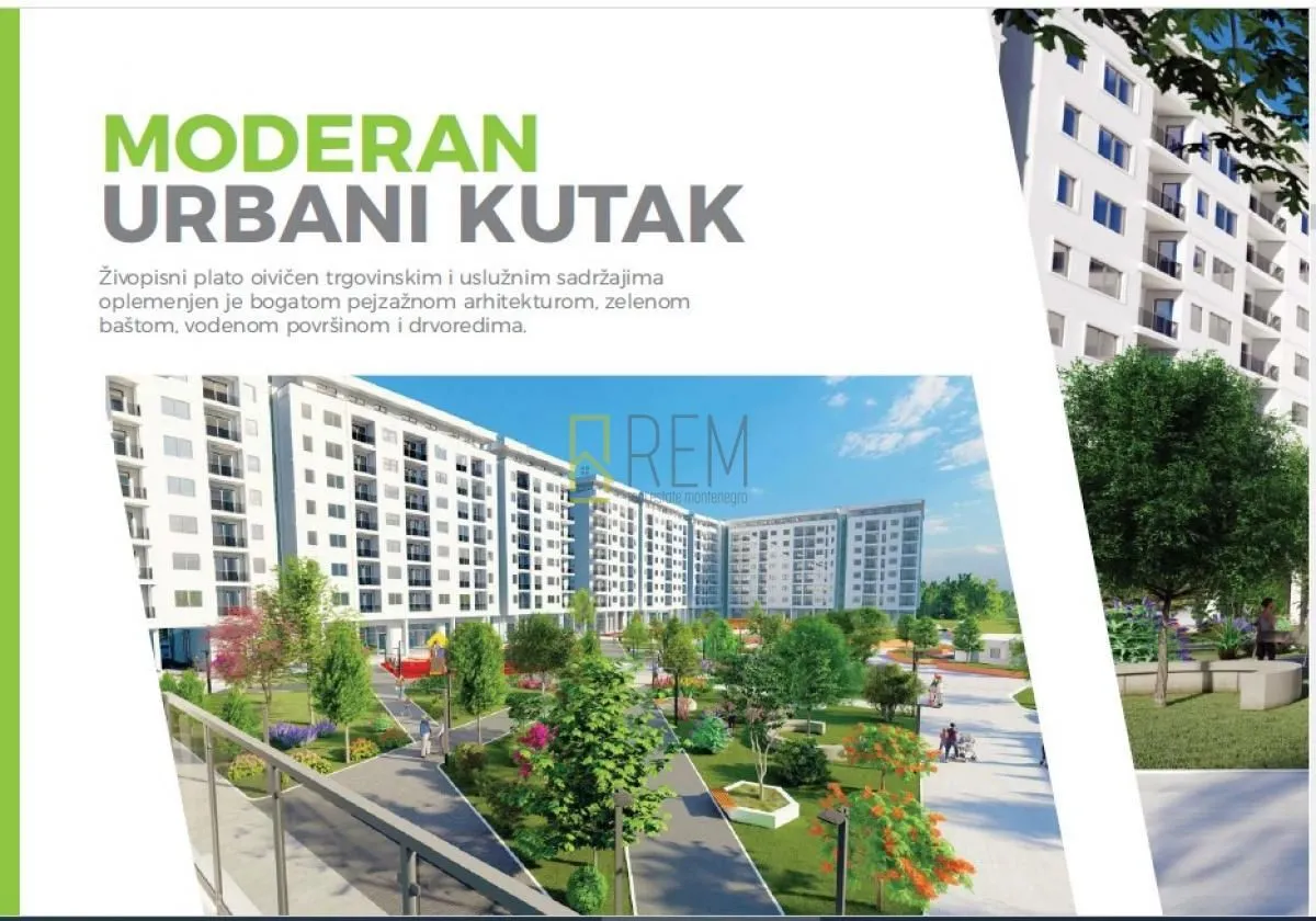 Prodaja, jednosoban stan, 50m², Tološi, Podgorica