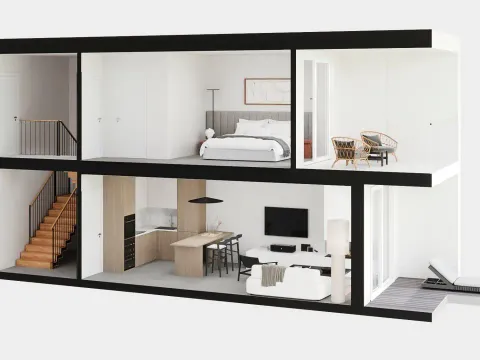 Sale, studio apartment, 29m², Bonići, Tivat - image 11