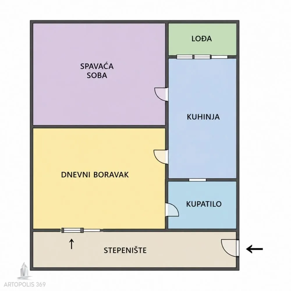 Prodaja, jednosoban stan, 31m², Zemun Gornji Grad, Zemun Sve Podlokacije